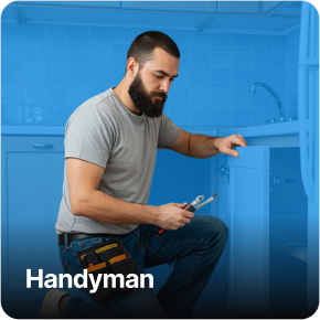 HVAC technician working on an air conditioning unit.